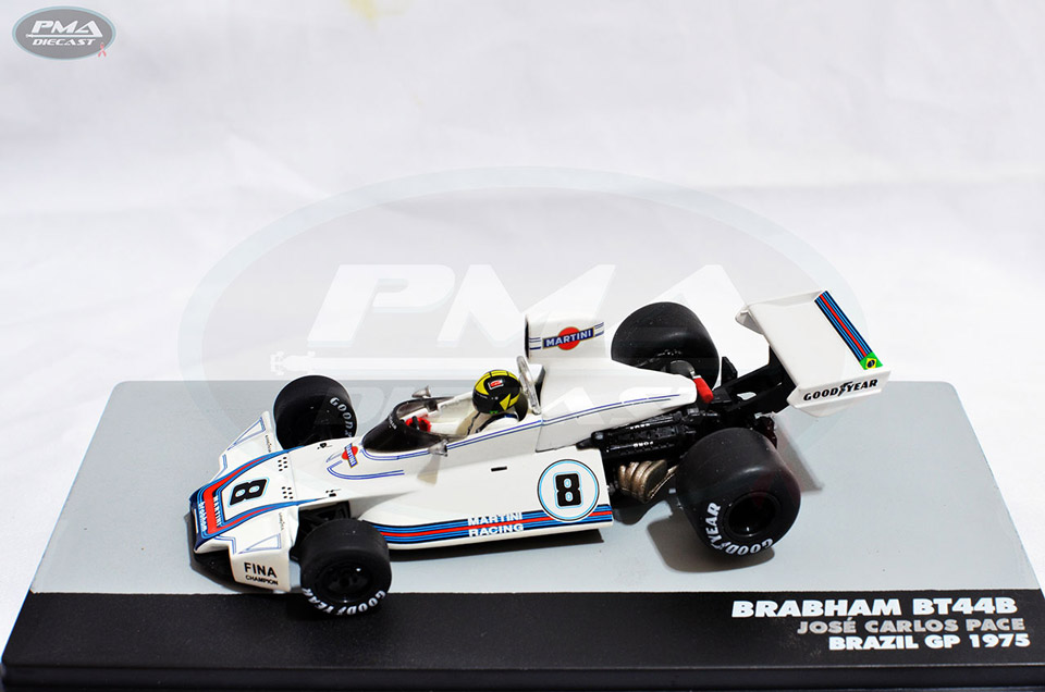 JOSÉ CARLOS PACE 1975 BRABHAM BT44B 1:43
